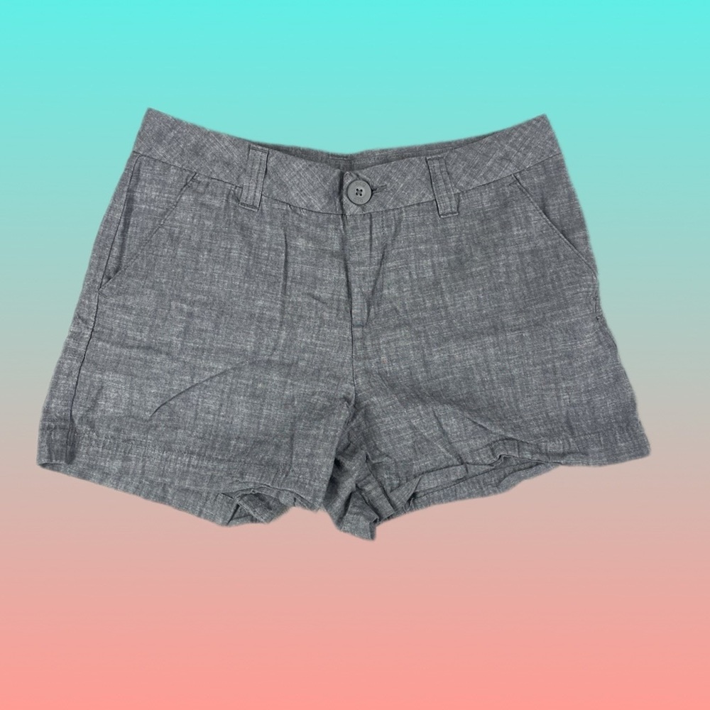 BCG NWOT Women's Size 2 Chambray Dressy Gray Shorts
